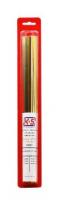 3407 WSL K&S Metals Brass Strip Assortment (pack of 12)