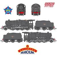 35-231SF Bachmann LMS 8F Steam Loco number 48703 - BR Black with Late Crest and with Welded Tender SOUND FITTED