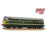 35-802ASFX Bachmann Class 30 Diesel Loco number D5862 - BR Green (Small Yellow Panels) SOUND FITTED DELUXE