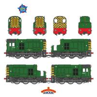 35-945 Bachmann Class 13 Diesel - D4502 BR Green (Wasp Stripes)