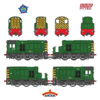 35-945SF Bachmann Class 13 Diesel - D4502 BR Green Wasp Stripes