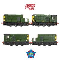 35-945SFX Bachmann Class 13 Diesel - D4502 BR Green Wasp Stripes
