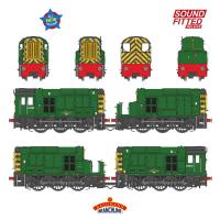 35-945SFX Bachmann Class 13 Diesel - D4502 BR Green Wasp Stripes