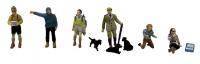 36-429 Bachmann Hikers and Dog Walkers
