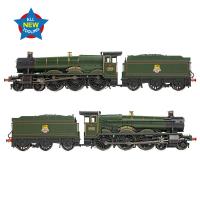 372-010 Graham Farish GWR 49XX 4962 Ragley Hall BR Lined Green