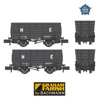 373-376 Graham Farish LNER D12 Coal Hopper LNER Grey