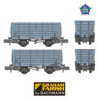 373-377 Graham Farish LNER D12 Coal Hopper BR Grey