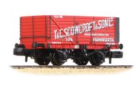 377-130 Graham Farish 8 Plank Wagon End Door 'T & C. Scowcroft &