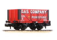 377-156 Graham Farish 8 Plank Wagon Fixed Ends 'Gas Company Peni