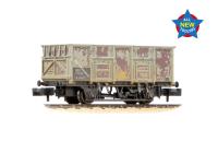 378-052 Graham Farish BR 24.5T Mineral Wagon BR Grey (TOPS) WEAT