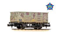 378-052A Graham Farish BR 24.5T Mineral Wagon BR Grey (TOPS) WEA