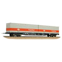 38-626C Bachmann BR FFA Inner Flat BR Blue, 2 x Type N Freightli