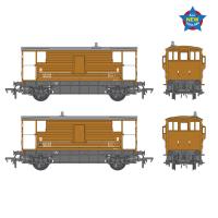 38-978 Bachmann LMS 20T Brake Van BR Bauxite (Late)