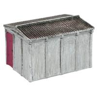 42-036R Graham Farish Sectional Lineside Hut - Red Door