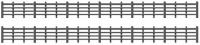 425 Ratio Lineside Fencing (Black) 860mm (34") per pack