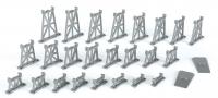 42523 Bachmann 26 Pc Graduated Trestle Set.