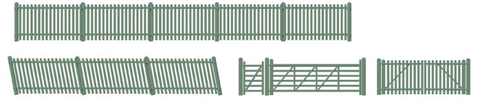 430 Ratio Green Ramp Fencing & Gates