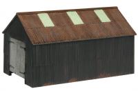 44-0163 Bachmann Scenecraft Narrow Gauge Corrugated Engine Shed