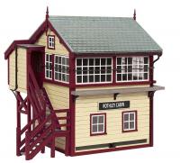 44-0168M Bachmann Scenecraft GCR Signal Box Maroon and Cream