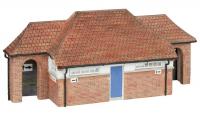 44-0209 Bachmann Scenecraft Low Relief Pagoda Roof Toilet