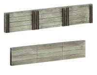 44-0509 Bachmann Scenecraft Wood Sleeper Retaining Walls