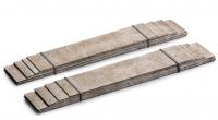 44-0526 Bachmann Scenecraft Steel Plate Load with Black Straps