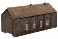 44-096 Bachmann Scenecraft Wooden Engine Shed.