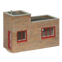 44-1020 Bachmann Scenecraft Rail Yard Crewroom - Red