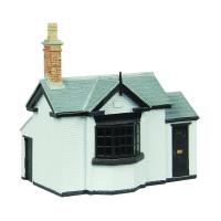 44-1023W Bachmann Scenecraft Toll Office - White & Black