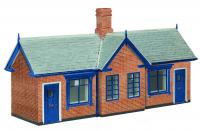 44-1024B Bachmann Scenecraft Transport Cottages - Brick & Blue