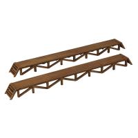 44-112 Bachmann Scenecraft Carriage Shed Walkways