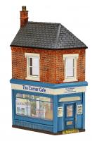 44-230 Bachmann Scenecraft Low Relief Corner Café 68mm x 18mm x 109mm