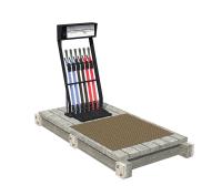 44-586 Bachmann Scenecraft Ground Lever Frame and Board
