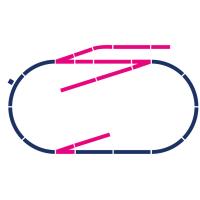 44-911 Bachmann Scenecraft Lucsmore Vale Track Pack No. 2