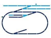 44-912 Bachmann Scenecraft Lucsmore Vale Track Pack No. 3