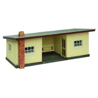 47-0160B Bachmann Narrow Gauge Scenecraft Corrugated Station Bro