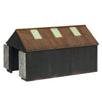 47-0163 Bachmann Scenecraft Narrow Gauge (NG7) Corrugated Engine Shed