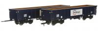 4F-025-020 Dapol MJA GBRF Bogie Box Wagon 502017 & 018