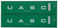 4F-028-225 Dapol 40ft High Cube Container UASC Twin Pack
