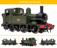4S-006-022S Dapol 14XX Steam Loco - 1426 - BR Lined Green
