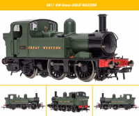 4S-006-050 Dapol 58XX Steam Loco - 5811 - GWR Green