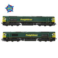 50-002 Bachmann Class 66/6 66606 Freightliner Green