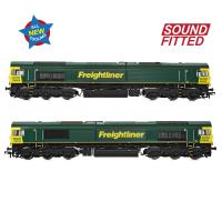 50-002SF Bachmann Class 66/6 66606 Freightliner Green