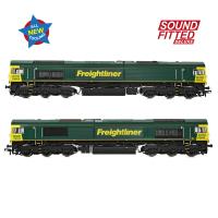50-002SFX Bachmann Class 66/6 66606 Freightliner Green