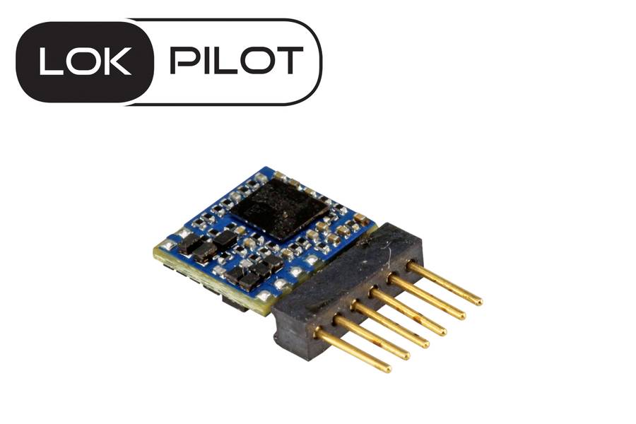 59827 ESU LokPilot 5 micro DCC Decoder with 6-pin Direct Plug