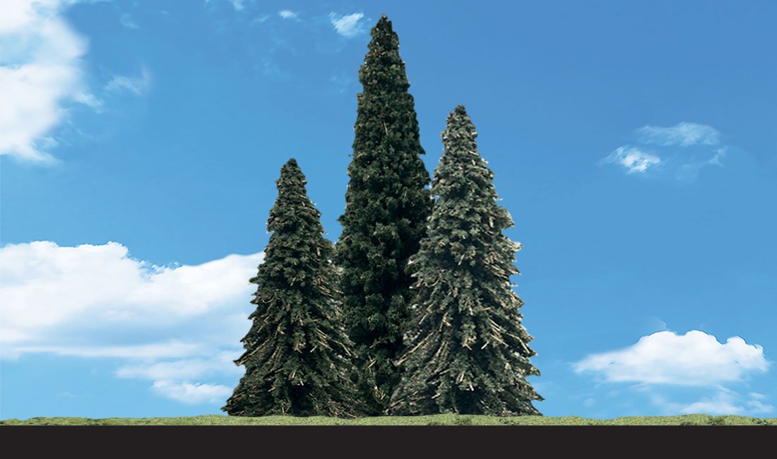 TR3573 Woodland Scenics Classic Tree - Forever Green (Fir) 7 - 8in.