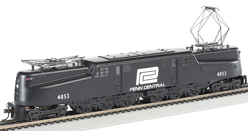 65305 Bachmann GG1 Electric Locomotive number 4853 in Penn Central Black livery with DCC Sound