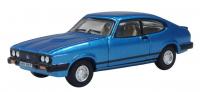 76CAP010 Oxford Diecast Ford Capri MkIII Cosmos Blue Metallic