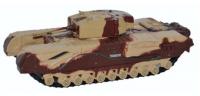 76CHT001 Oxford Diecast Churchill Tank MkIII Kingforce Major King