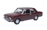76COR2010 Oxford Diecast Ford Cortina MkII Black Cherry